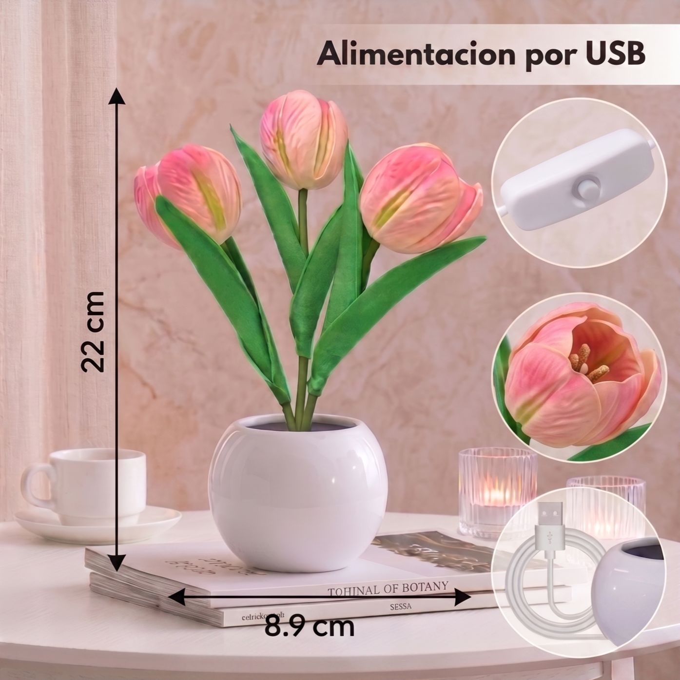 Lámpara de tulipán